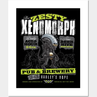 The Zesty Xenomorph Pub & Brewery Posters and Art